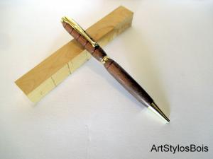 Walnut wood ballpoint pen